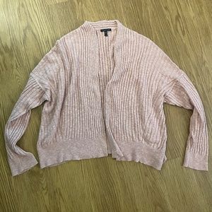 Eileen Fisher Pink Linen Cotton Cardigan